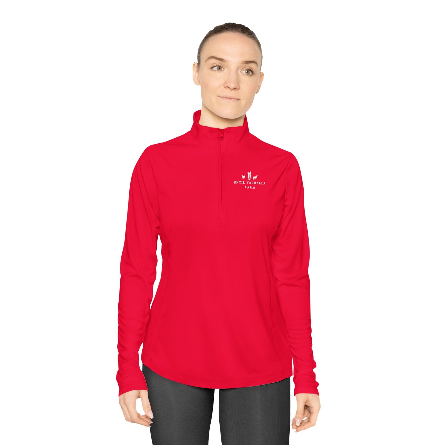 Colors Until Valhalla Ladies Quarter-Zip Pullover