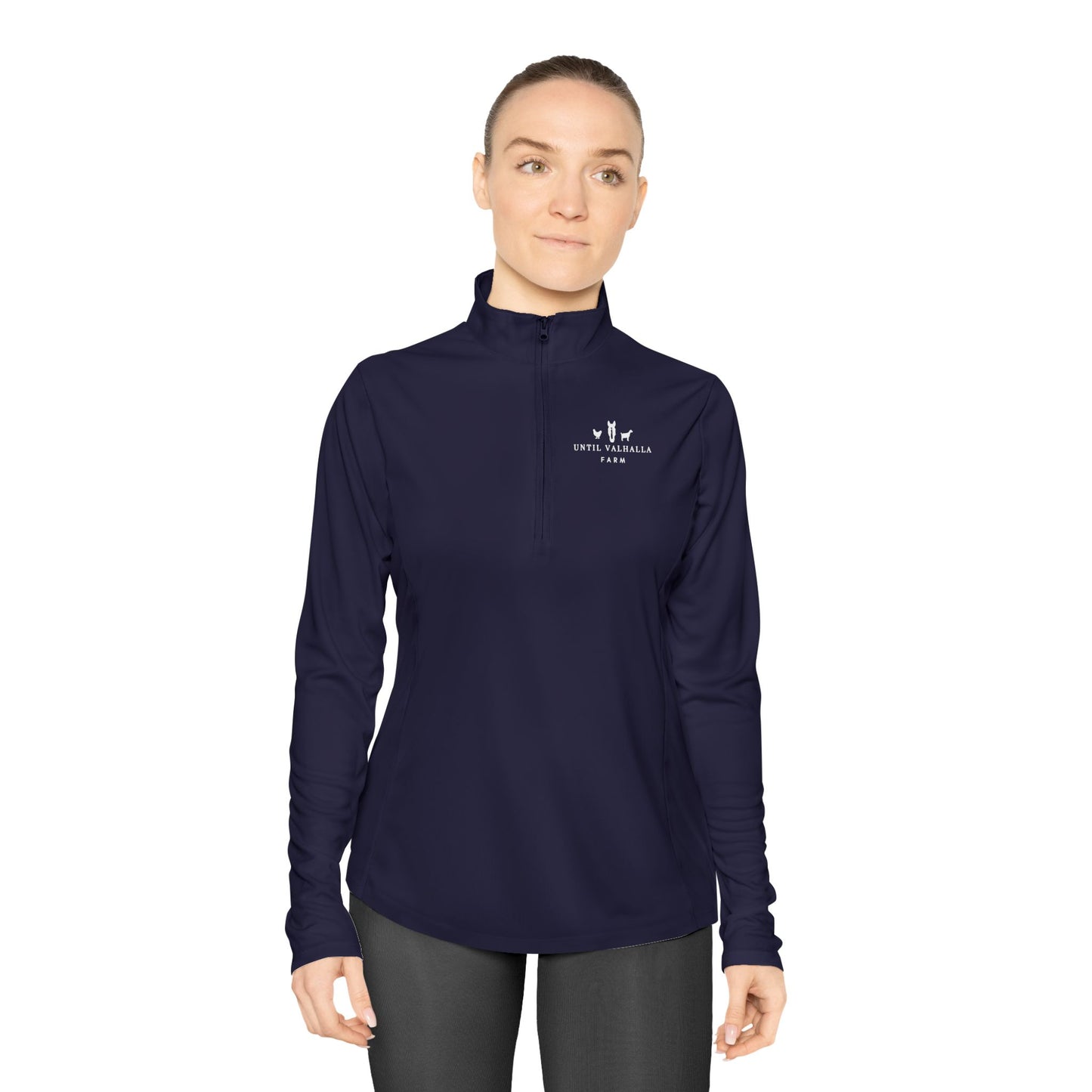 Colors Until Valhalla Ladies Quarter-Zip Pullover