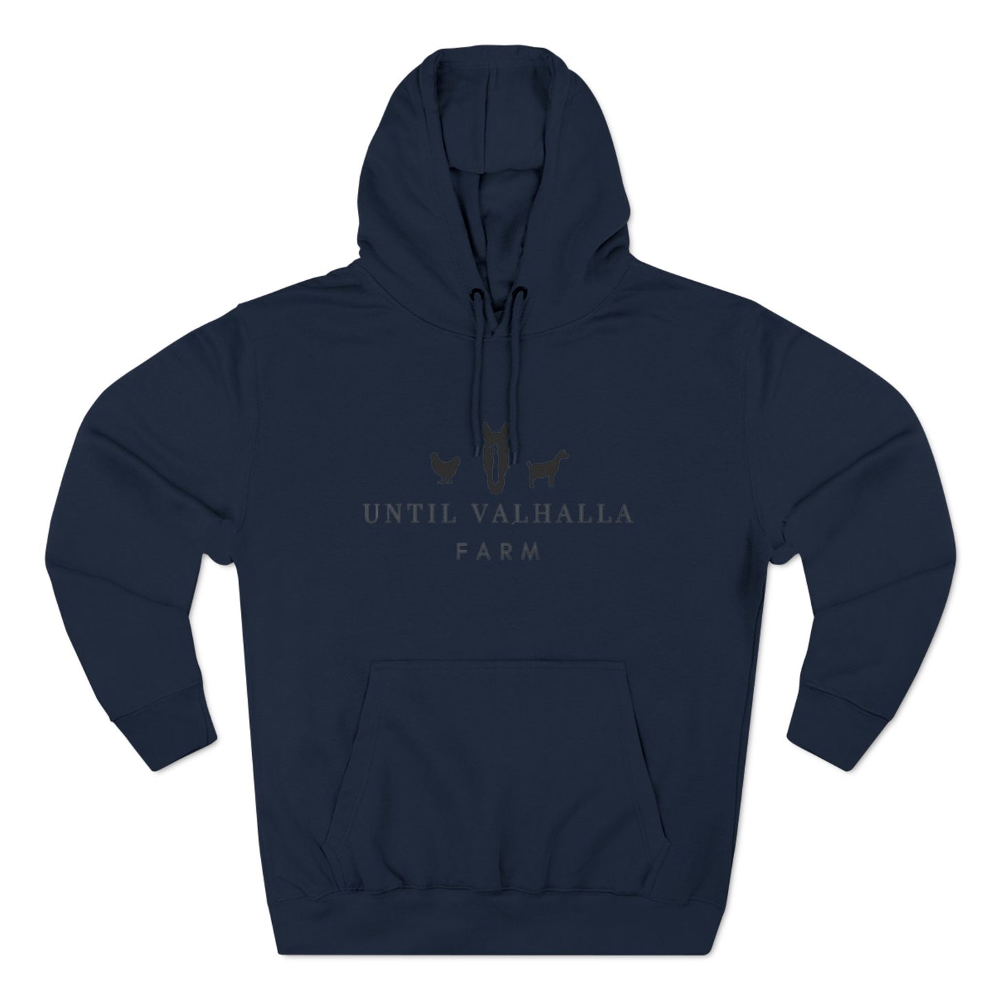 Until Valhalla Three-Panel Fleece Hoodie