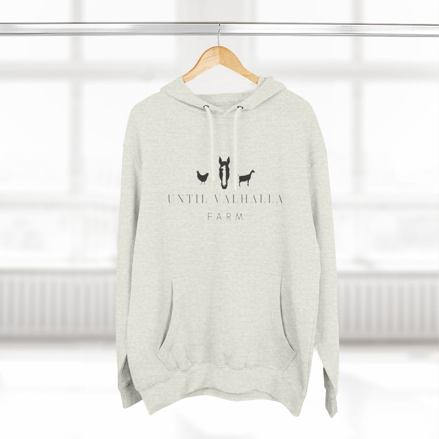 Until Valhalla Three-Panel Fleece Hoodie