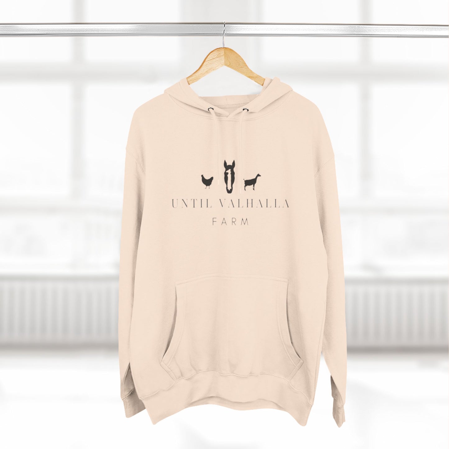 Until Valhalla Three-Panel Fleece Hoodie