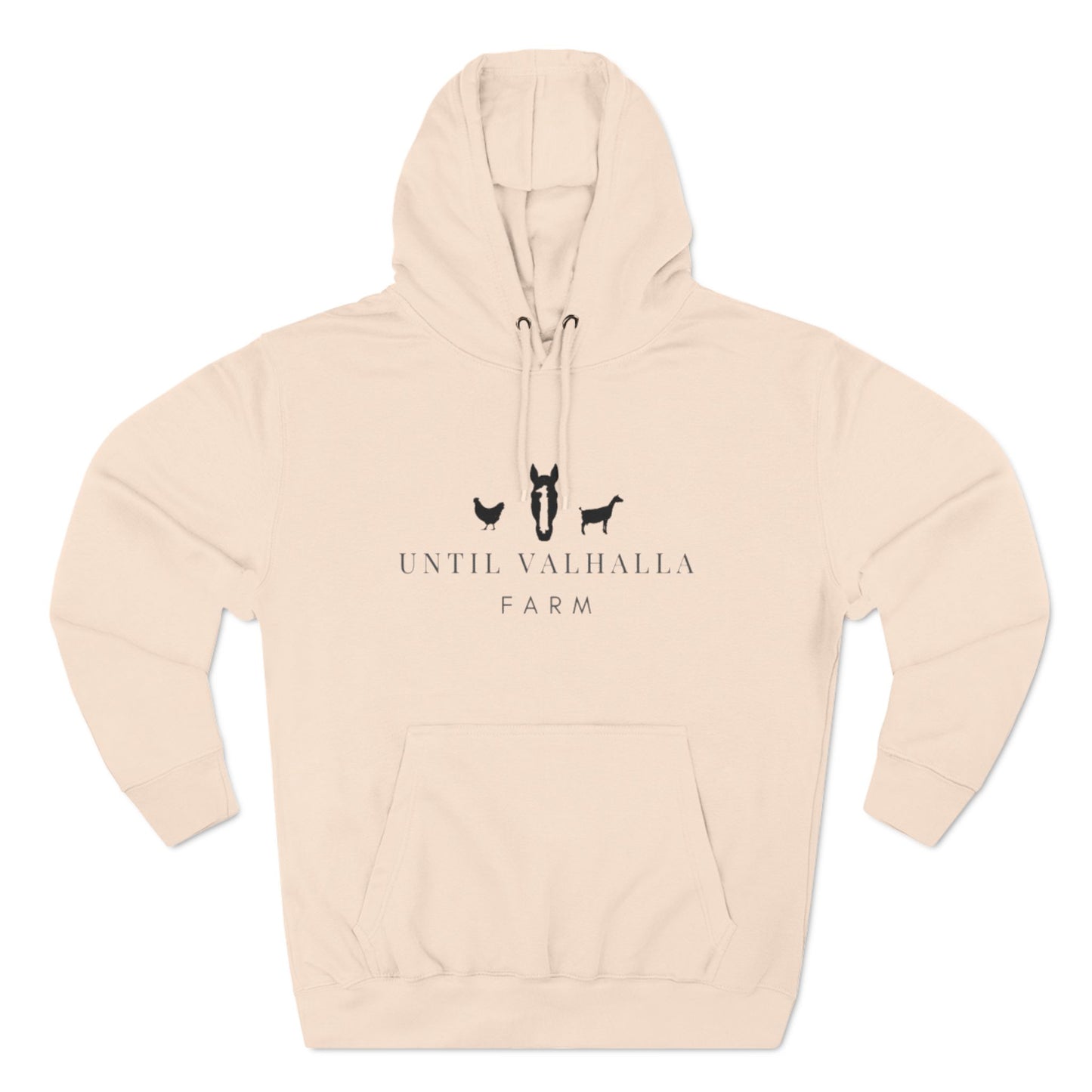 Until Valhalla Three-Panel Fleece Hoodie