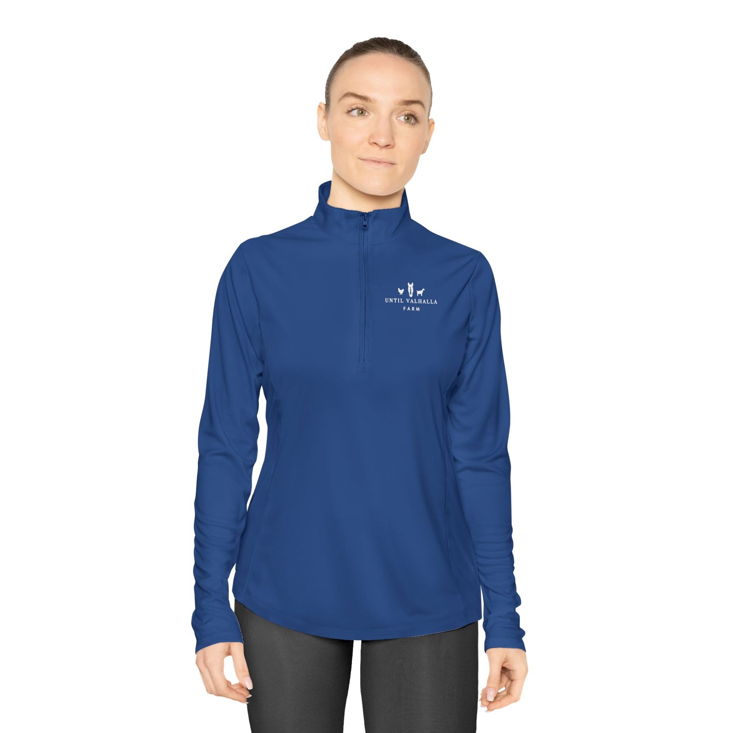 Colors Until Valhalla Ladies Quarter-Zip Pullover