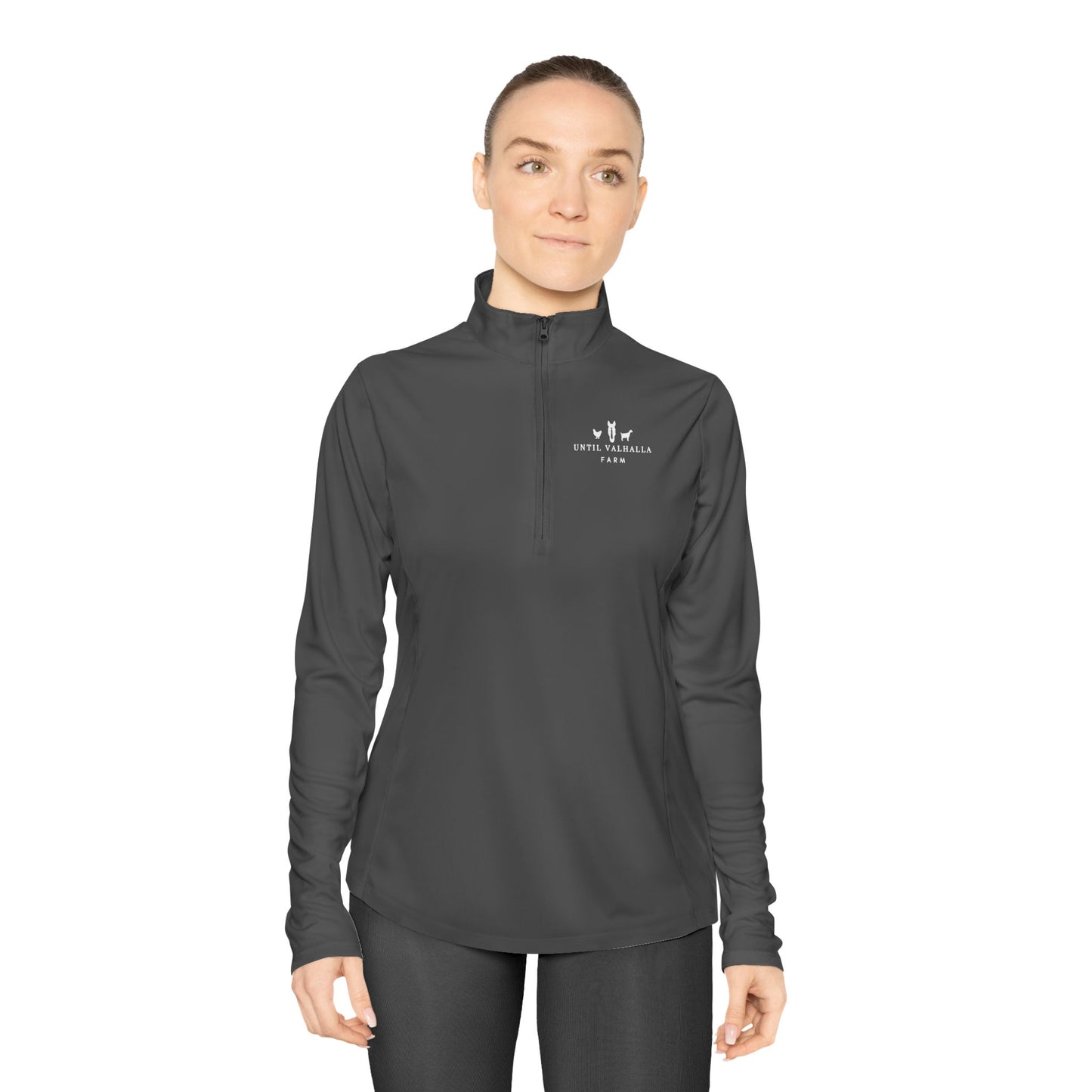 Colors Until Valhalla Ladies Quarter-Zip Pullover