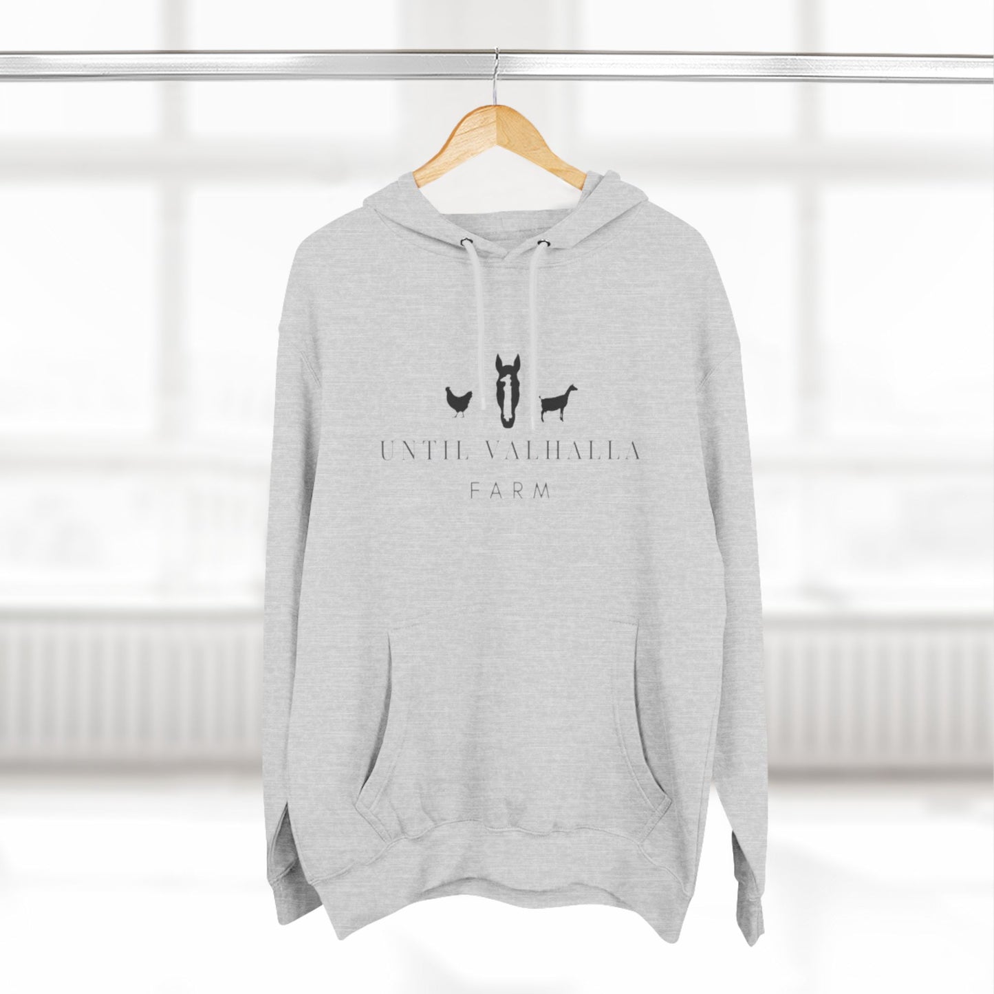 Until Valhalla Three-Panel Fleece Hoodie