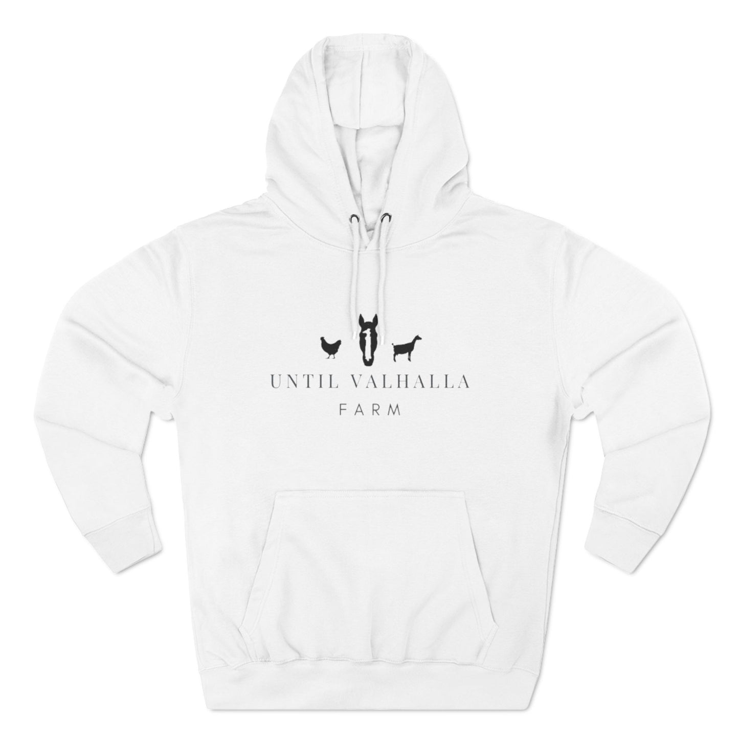 Until Valhalla Three-Panel Fleece Hoodie