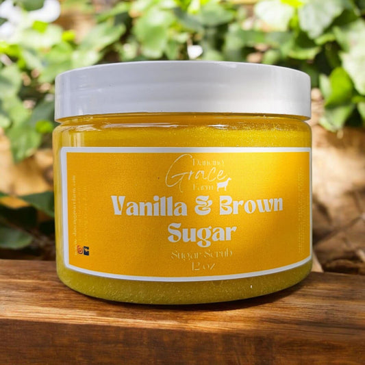 Vanilla & Brown Sugar- Sugar Scrub 12 oz
